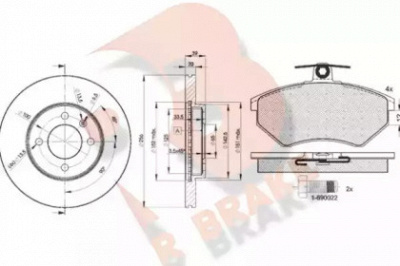 R BRAKE 3r10123790 -